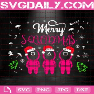 Squid Games Christmas Svg, Merry Squidmas Svg, Happy Squidmas Svg, Squid Games Svg, Squid Games Christmas Svg