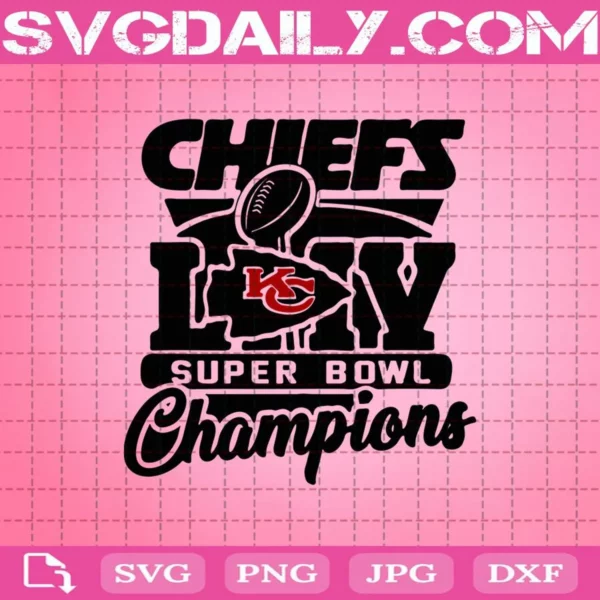 Super Bowl 2021 Svg, KC Chiefs Skyline Trophy Svg, Kansas City Chiefs Champions 2021 Svg, Super Bowl Champions Svg