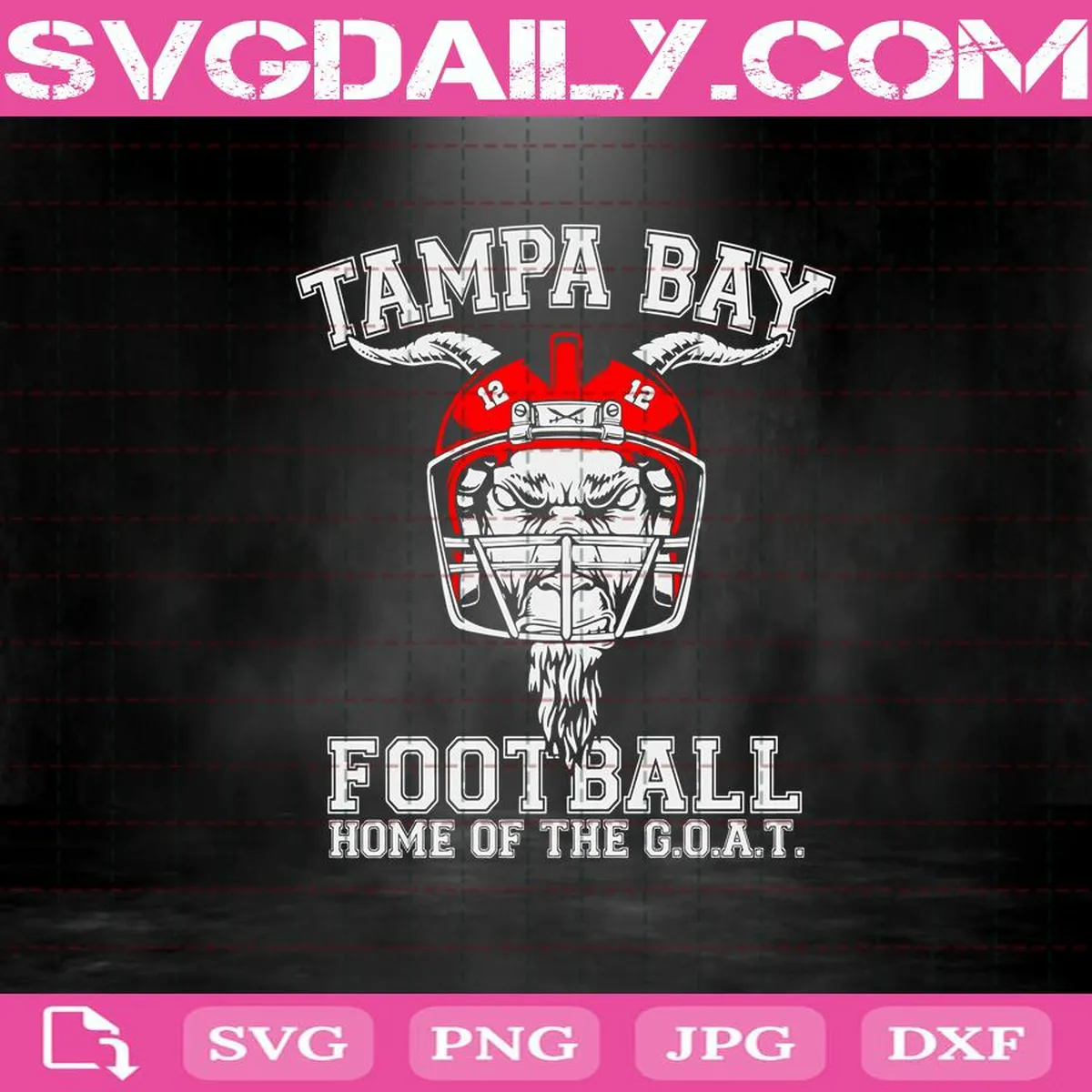 Tampa Bay Football Home Of The G.O.A.T Svg, Tampa Bay Football Svg, Tampa Bay Champion Svg, Tampa Bay Svg, Football Svg