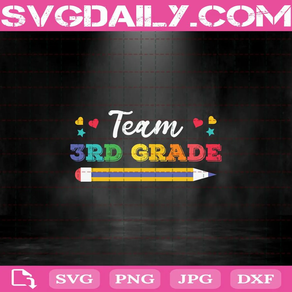 Team 3rd Grade Teacher Back To School Svg, Trending Svg, 3rd Grade Svg, 3rd Grade Teacher Svg, Teacher Svg, School Svg
