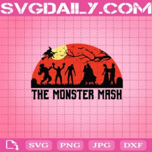 The Monster Mash Svg, Halloween Svg, Frankenstein Svg, Monster Svg, Cricut Digital Download, Instant Download
