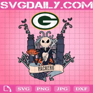 The Nightmare Before Christmas Svg, Green Bay Packers Svg, Packers Svg, NFL Svg, Halloween Svg