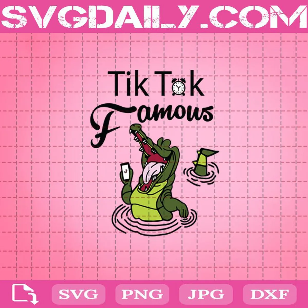 Tiktok Famous Svg, Funny Tiktok Svg, Gift For Tiktok Svg, Quarantine Gift Svg, Tiktok Svg Png Dxf Eps Download Files