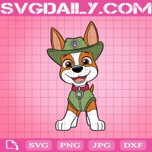Tracker Smiling Svg, Brave Dog Svg, Mighty Pups Tracker Svg, Svg Png Dxf Eps Cut File Instant Download
