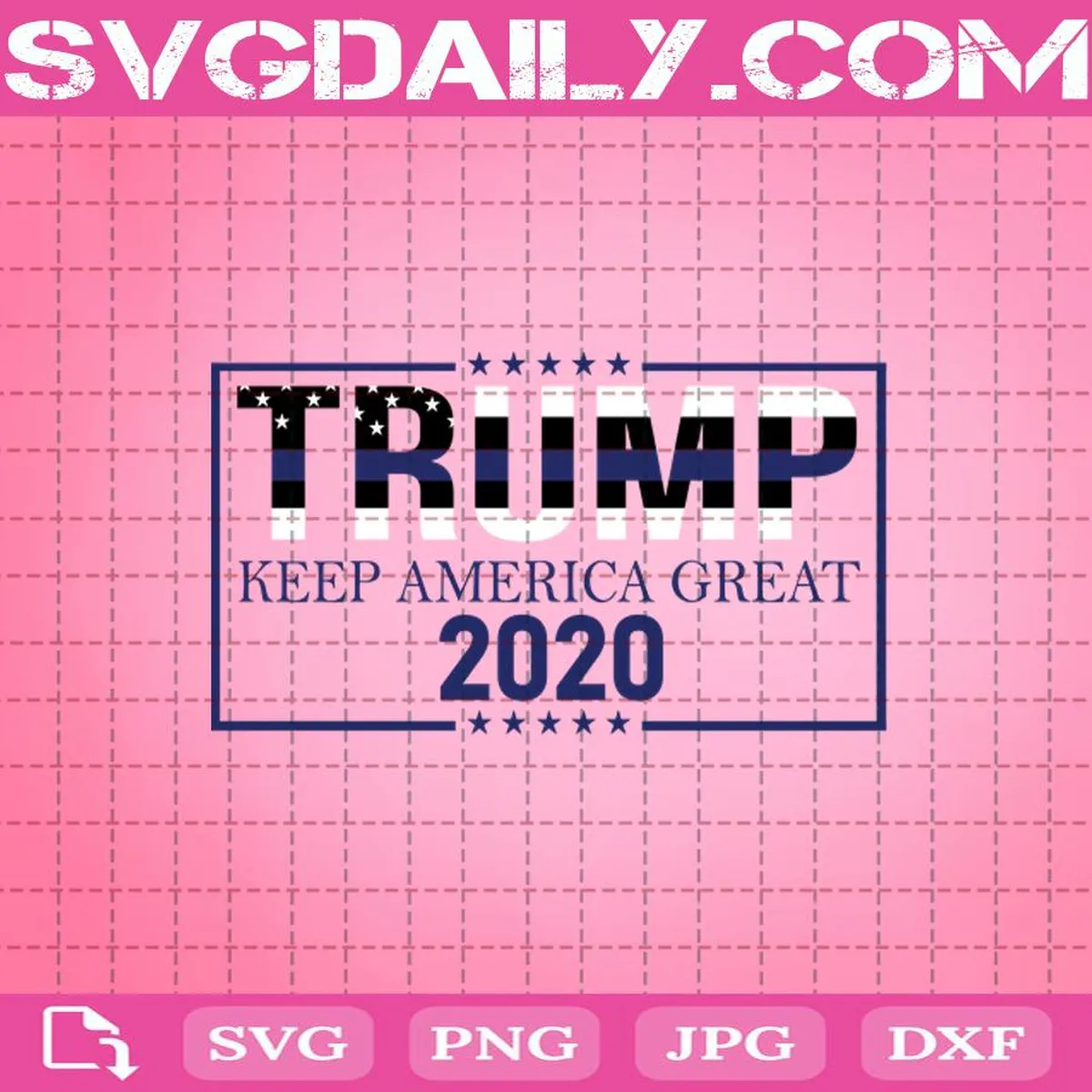 Trump Keep America Great 2020 Svg, Police Svg, Trump Svg, Trump Police Svg, Keep America Great Svg