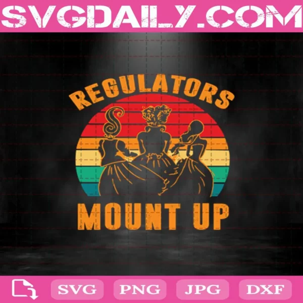 Vintage Regulators Mount Up Hocus Pocus Svg, Hocus Pocus Svg, Halloween Svg, Regulators Mount Up Svg