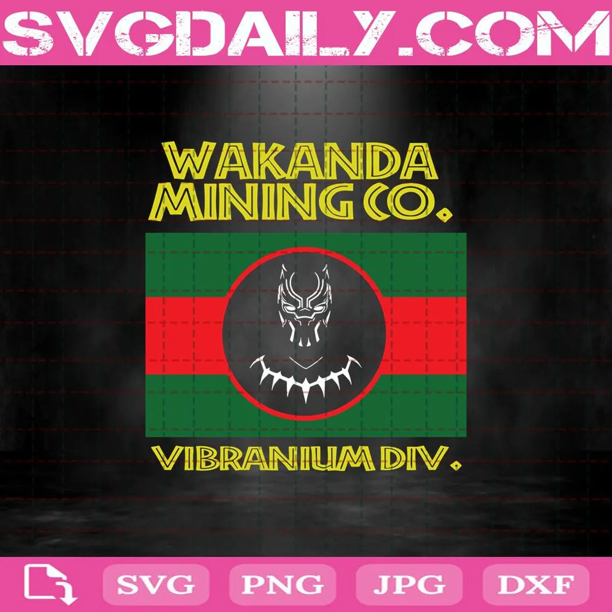 Wakanda Mining Co Vibranium Div Svg, Black Panther Svg, Wakanda Forever Svg, Wakanda Mining Co Svg, Wakanda Svg