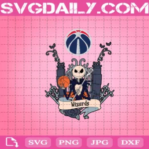 Wizards Jack Skellington Svg, Washington Wizards Svg, NBA Svg, Sport Svg, Basketball Svg, Christmas Svg