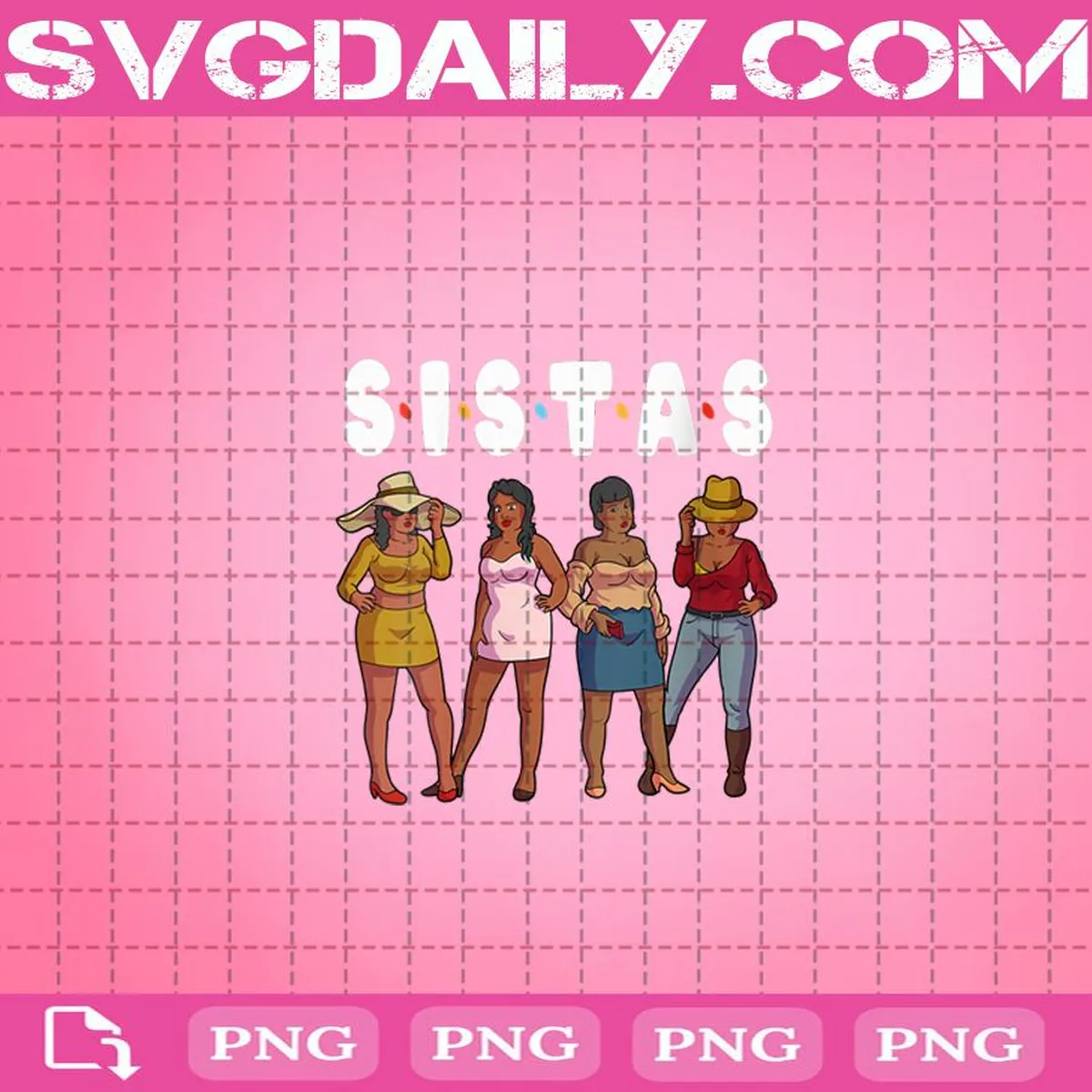 Womens Sistas Plus Size Black Women Together Best Friends Png, Afro Women Together Sistas Queen Png, Womens Sistas Png