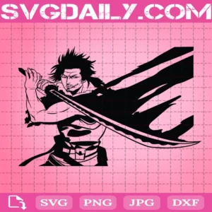 Yami Sukehiro Svg, Black Bulls Captain Svg, Anime Black Clover Svg, Black Bull Squad Svg, Svg Png Dxf Eps AI Instant Download