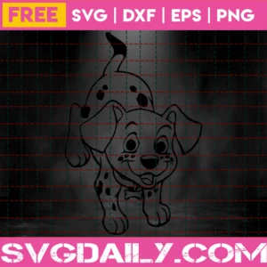 101 Dalmatians Svg Free, Best Disney Svg Files, Puppy Svg, Instant Download Invert