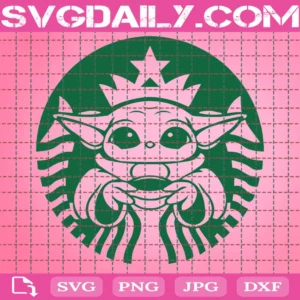 Baby Yoda Svg, Baby Yoda Tumbler Svg, Yoda Starbucks Svg, Yoda Svg, Instant Download
