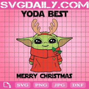 Yoda Best Merry Christmas Svg, Yoda Christmas Svg, Yoda Svg, Christmas Svg, Baby Yoda Svg, Baby Yoda Tumbler Svg, Digital Download Cut Files For Cricut
