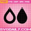 Earrings Svg Free, Tear Drop Svg, Earrings Svg, Digital Download, Silhouette Cameo