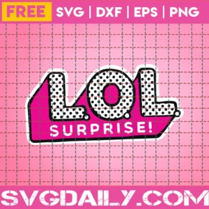 Lol Surprise Logo Svg Free, Instant Download, Lol Surprise Svg, Silhouette Invert