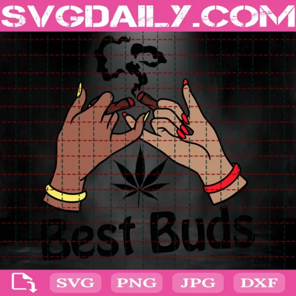 Best Buds Matching Weed Marijuana Party Get High Leaf Print Cutting Cut