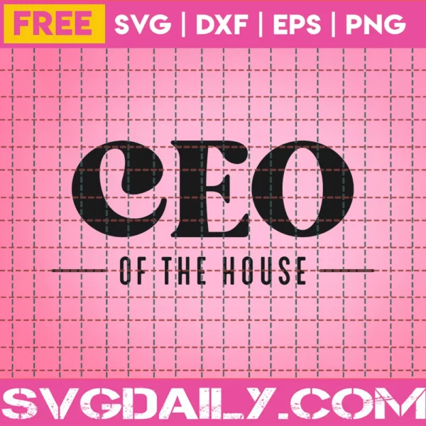 Free Ceo Of The House Svg
