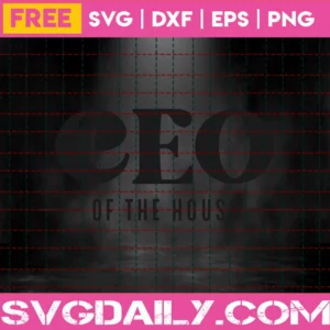 Free Ceo Of The House Svg Invert