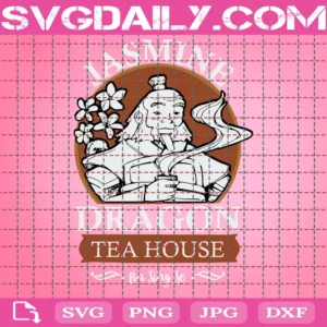 Jasmine Dragon Tea House Ba Sing Se Cricut File Silhouette Art Invert
