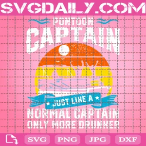 Pontoon Captain Just Like A Normal Captain Only More Drunker Design File Invert
