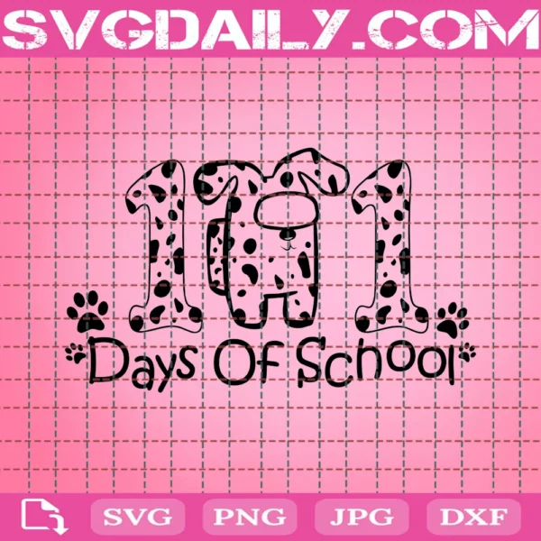 101 Days Of School Among Us Dalmation Svg