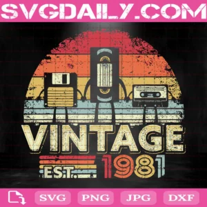 1981 Vintage Svg