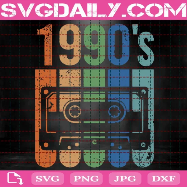 1990'S Cassette Tape Svg