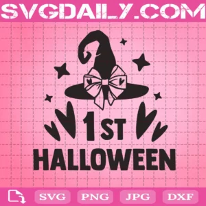 1St Halloween Svg