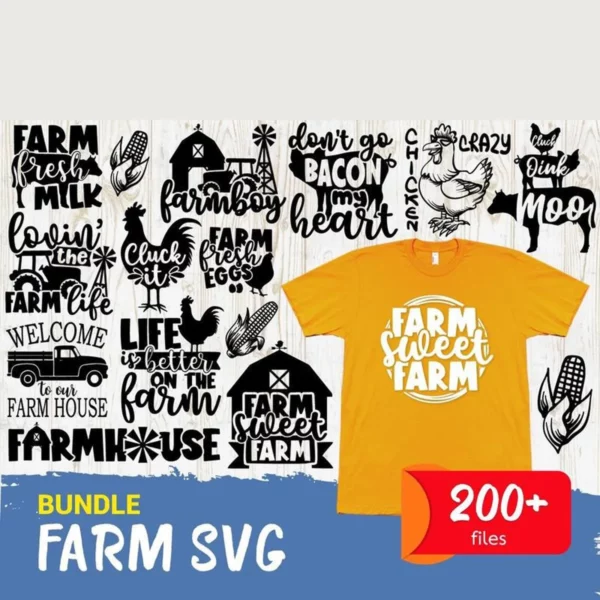 200+ Bundle Farm SVG