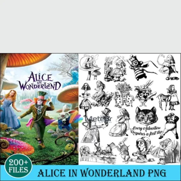 200+ Files Alice In Wonderland Png Bundle