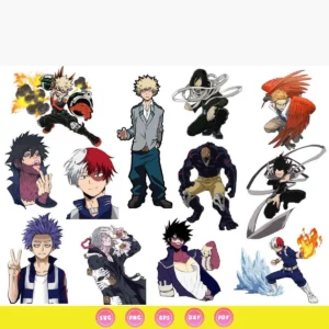200 Files Anime Manga Svg Bundle