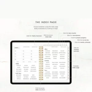 2022-2023 Ultimate Digital Planner for Ipad| Monthly