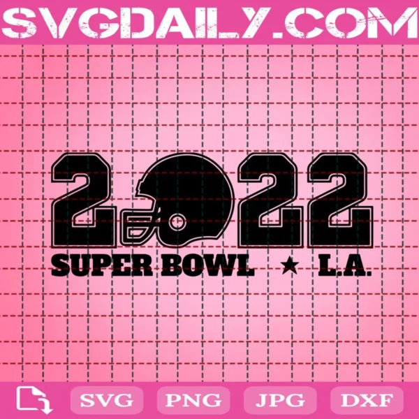 2022 Super Bowl Svg