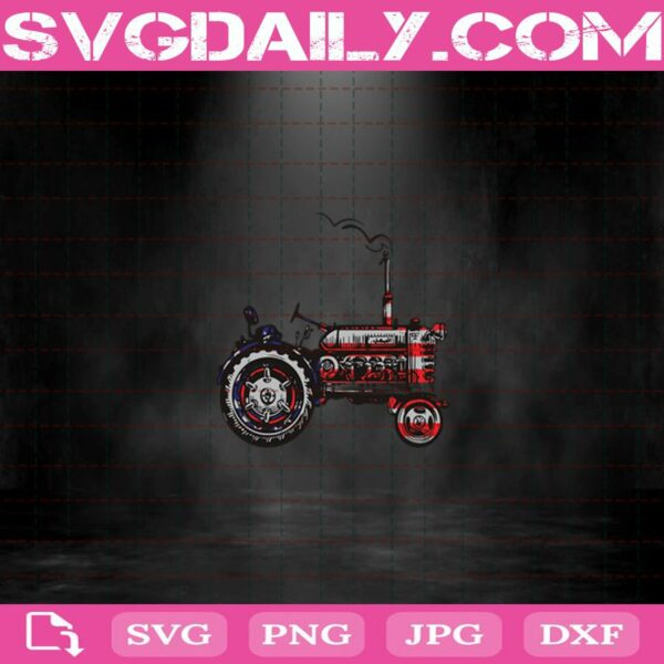4Th Of July Tractor Svg