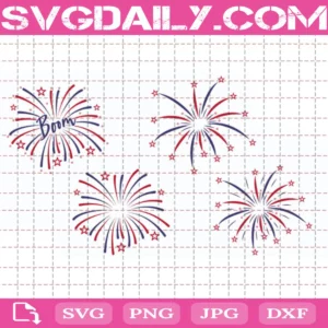 4Th Of July Firework Bundle Svg Free
