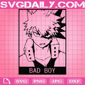Bakugo Bad Boy Club Svg