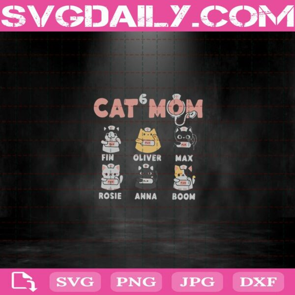 Cat Mom Svg, Cat Svg