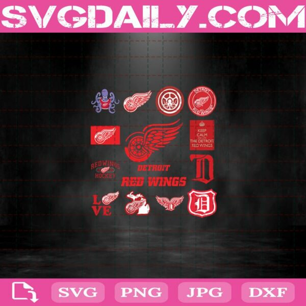 Detroit Red Wings Svg - Daily Free Premium Svg Files