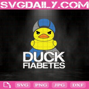Diabetes Cute Duck Fiabetes Svg