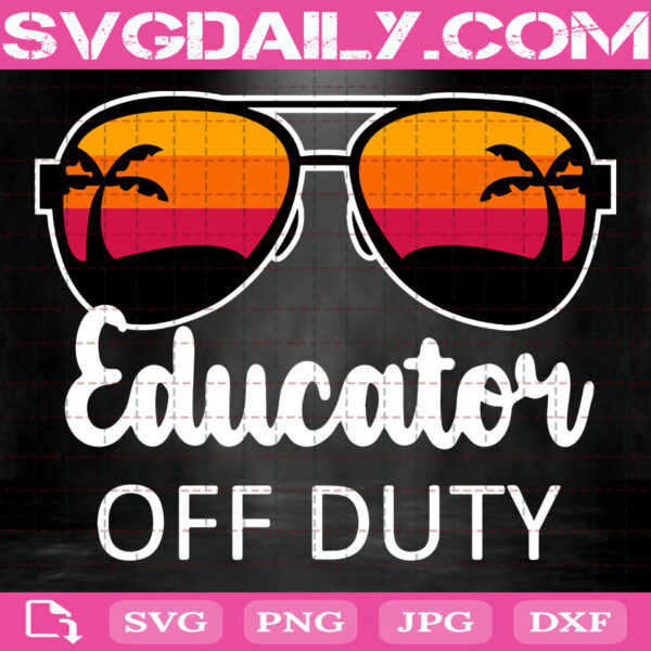 Educator Off Duty Svg