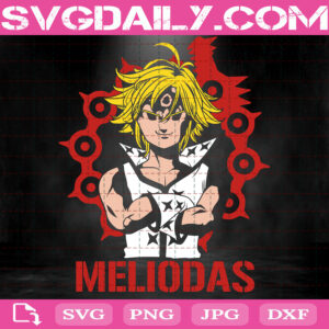 Meliodas Svg, Seven Sins Deadly Svg