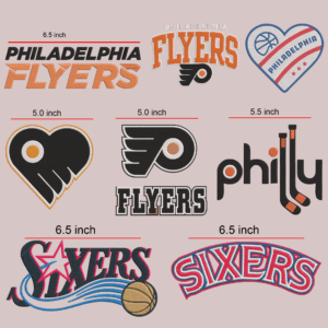 Philadelphia Flyers Logo Embroidery Bundle