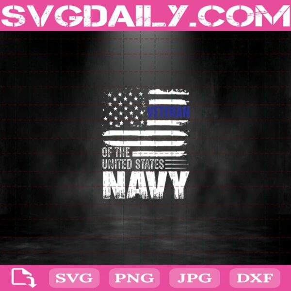 Veteran Of The United States Navy Svg
