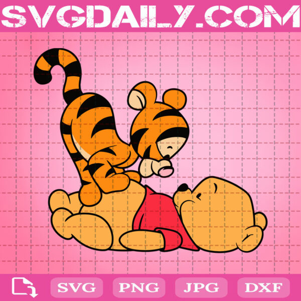 Winnie The Pooh And Tigger Svg