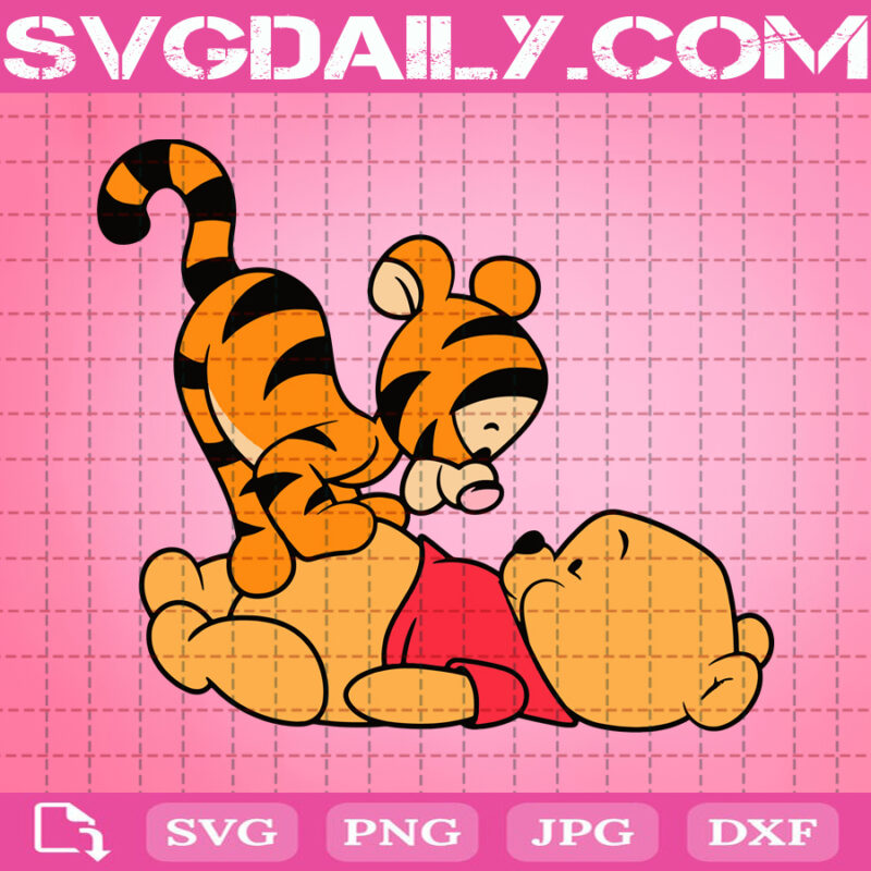 Winnie The Pooh And Tigger Svg - Svgdaily Daily Free Premium Svg Files