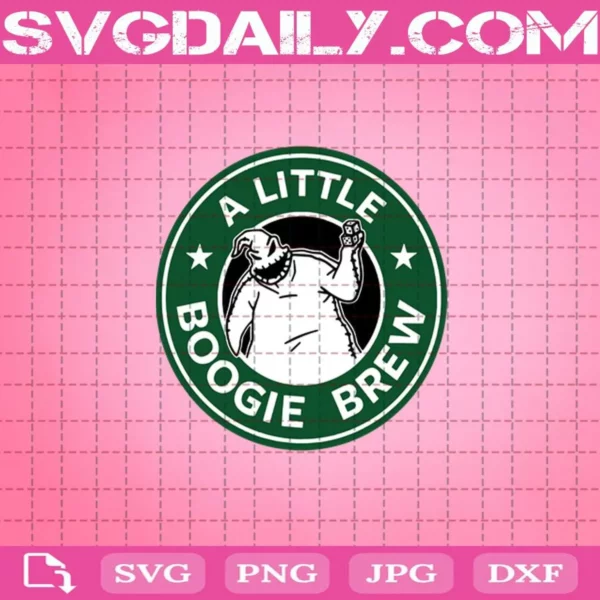 A Little Boogie Brew Starbucks Coffee Halloween Svg