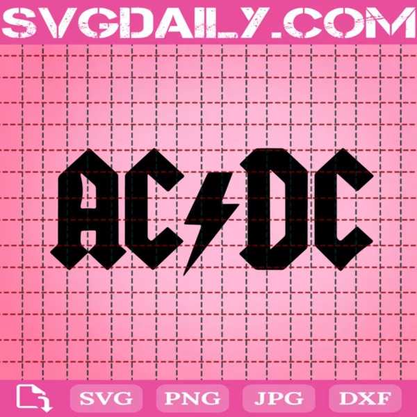 Acdc Band Svg, Acdc Rock Svg