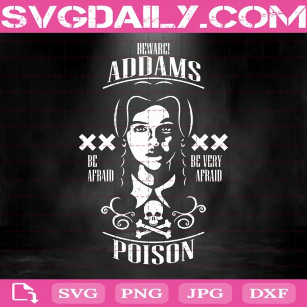 Addams Poison Svg