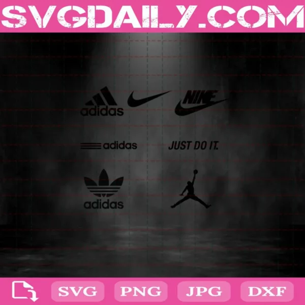 Adidas And Nike Logo Svg Bundle