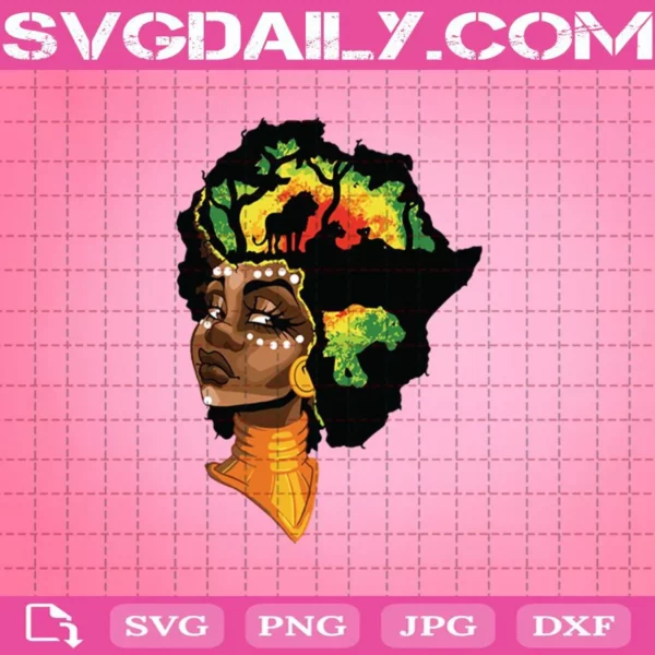 African Queen Svg